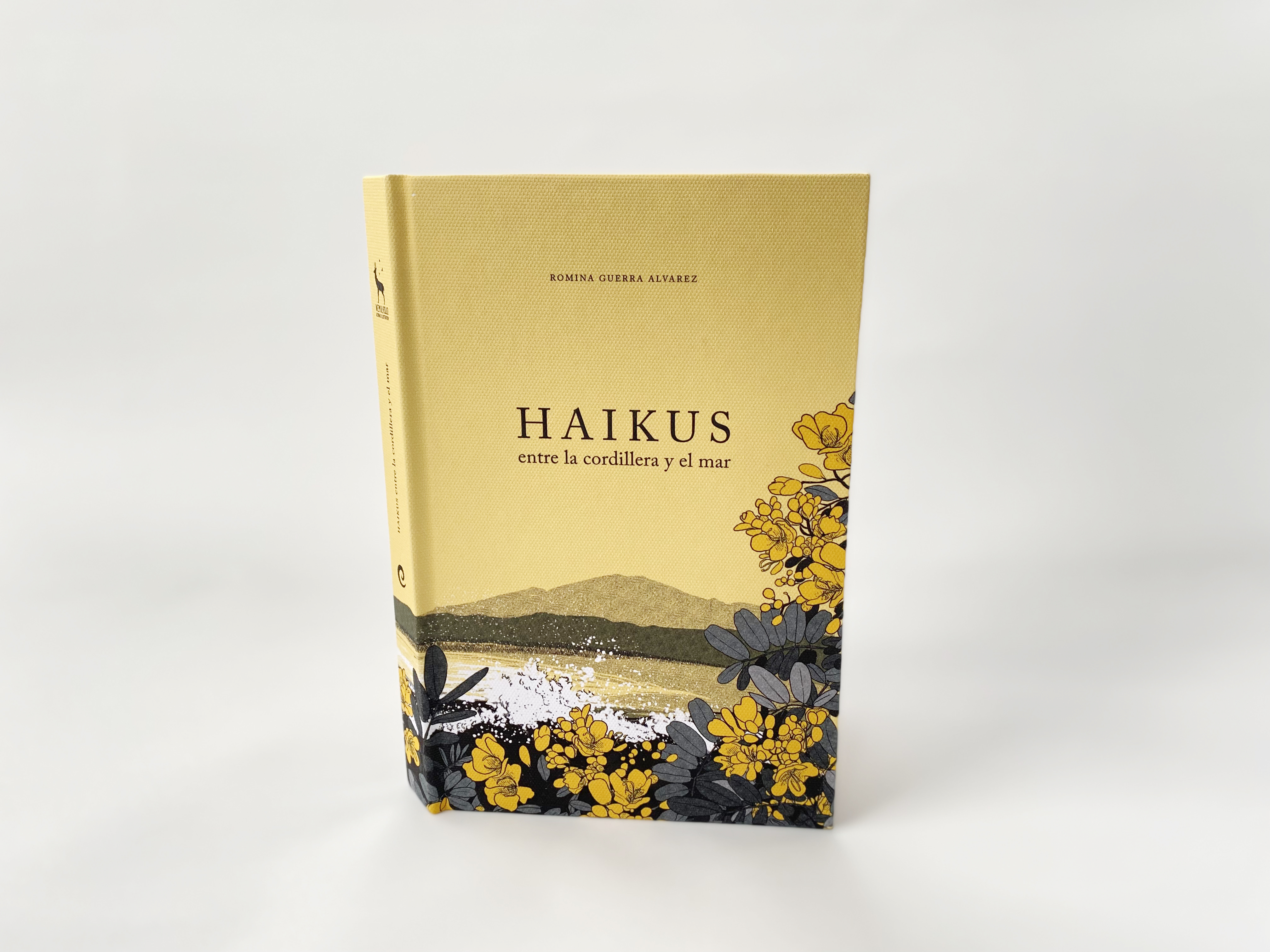 Haiku impreso con ilustración de fauna chilena